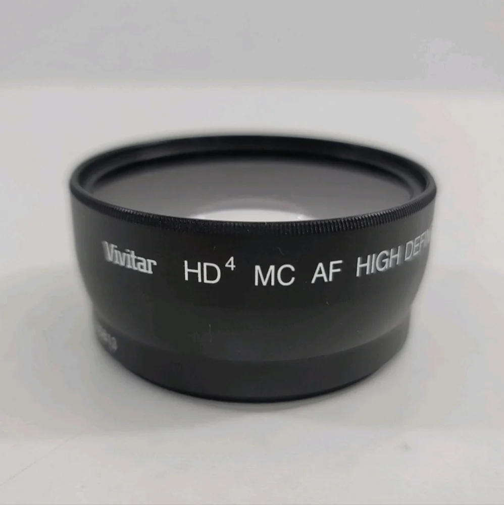 Vivitar HD4 MC AF High Definition 0.43X Wide Angle Converter with Macro Lens 52m